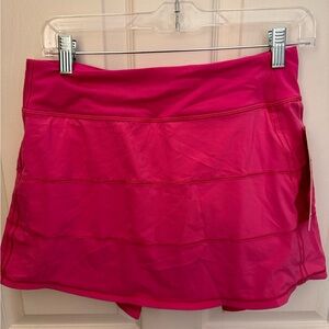 Lululemon Pink Pace Rival Skirt Size 6 NEW WITH TAGS
